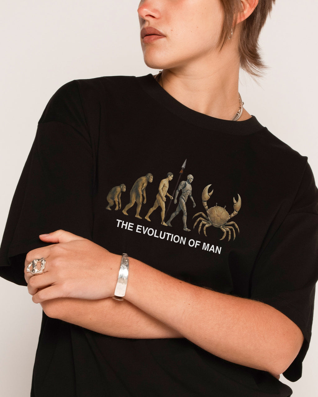 Evolution of Man - Adult & Kids T-Shirts, Sweatshirts & Hoodies apparel design preview 1