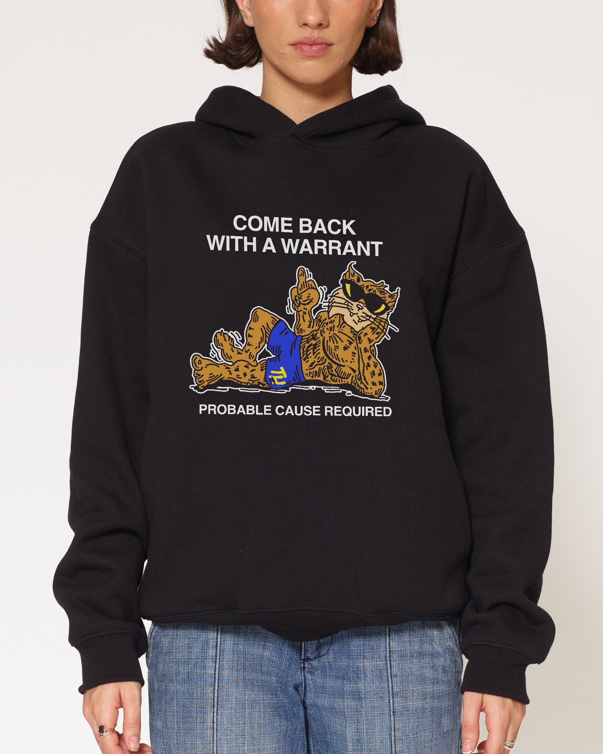 Come Back With A Warrant - Adult & Kids T-Shirts, Sweatshirts & Hoodies apparel design preview 1