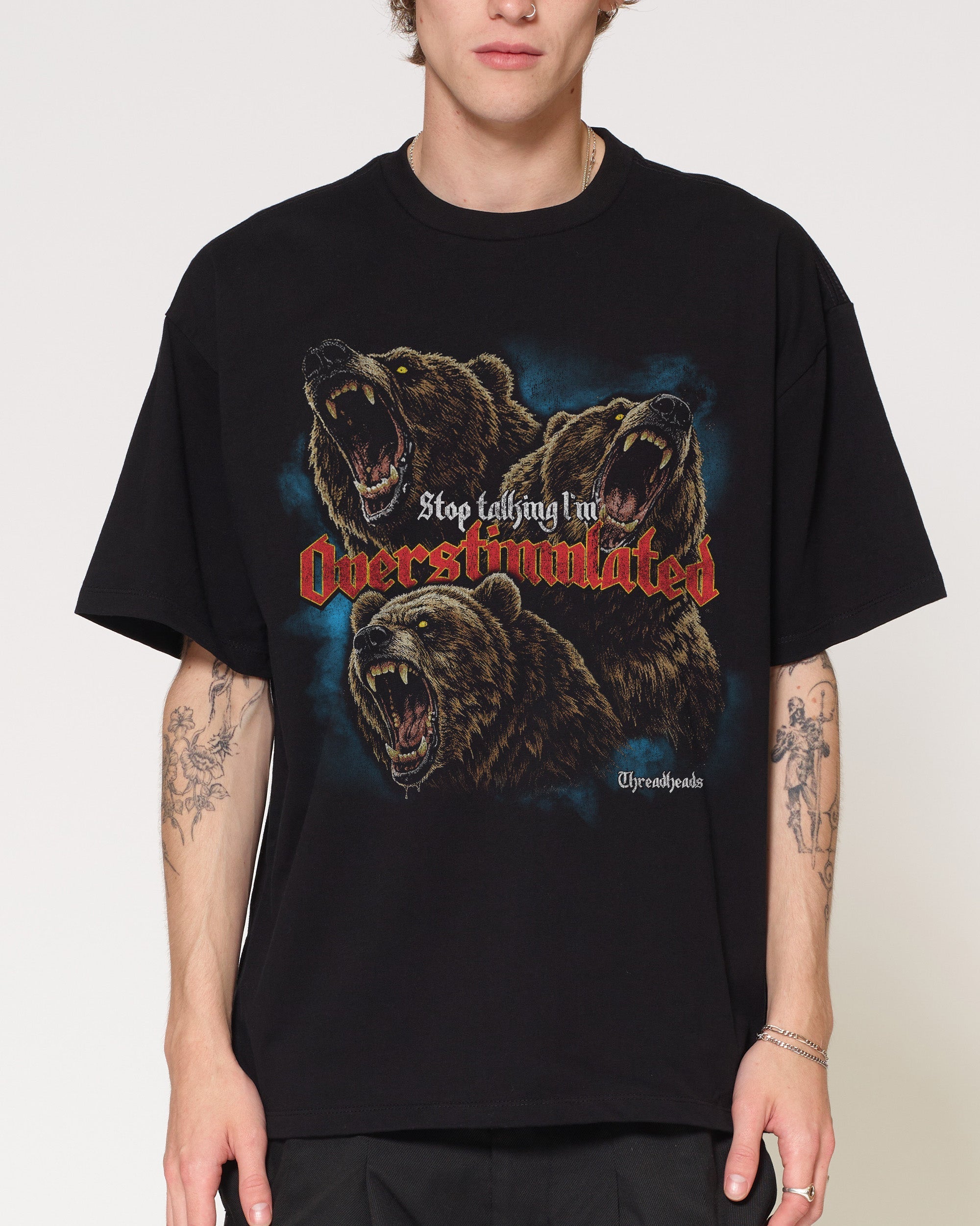 I'm Overstimulated Oversized - Adult & Kids T-Shirts, Sweatshirts & Hoodies apparel design preview 1