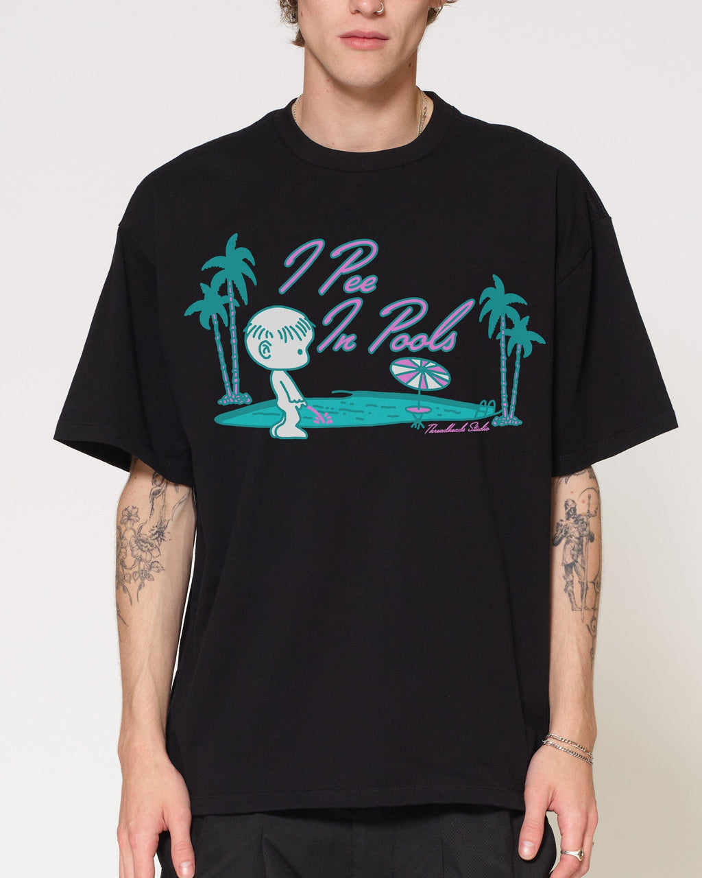 I Pee In Pools Oversized - Adult & Kids T-Shirts, Sweatshirts & Hoodies apparel design preview 1