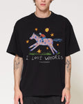 I Love Whores Oversized - Adult & Kids T-Shirts, Sweatshirts & Hoodies apparel design preview 1
