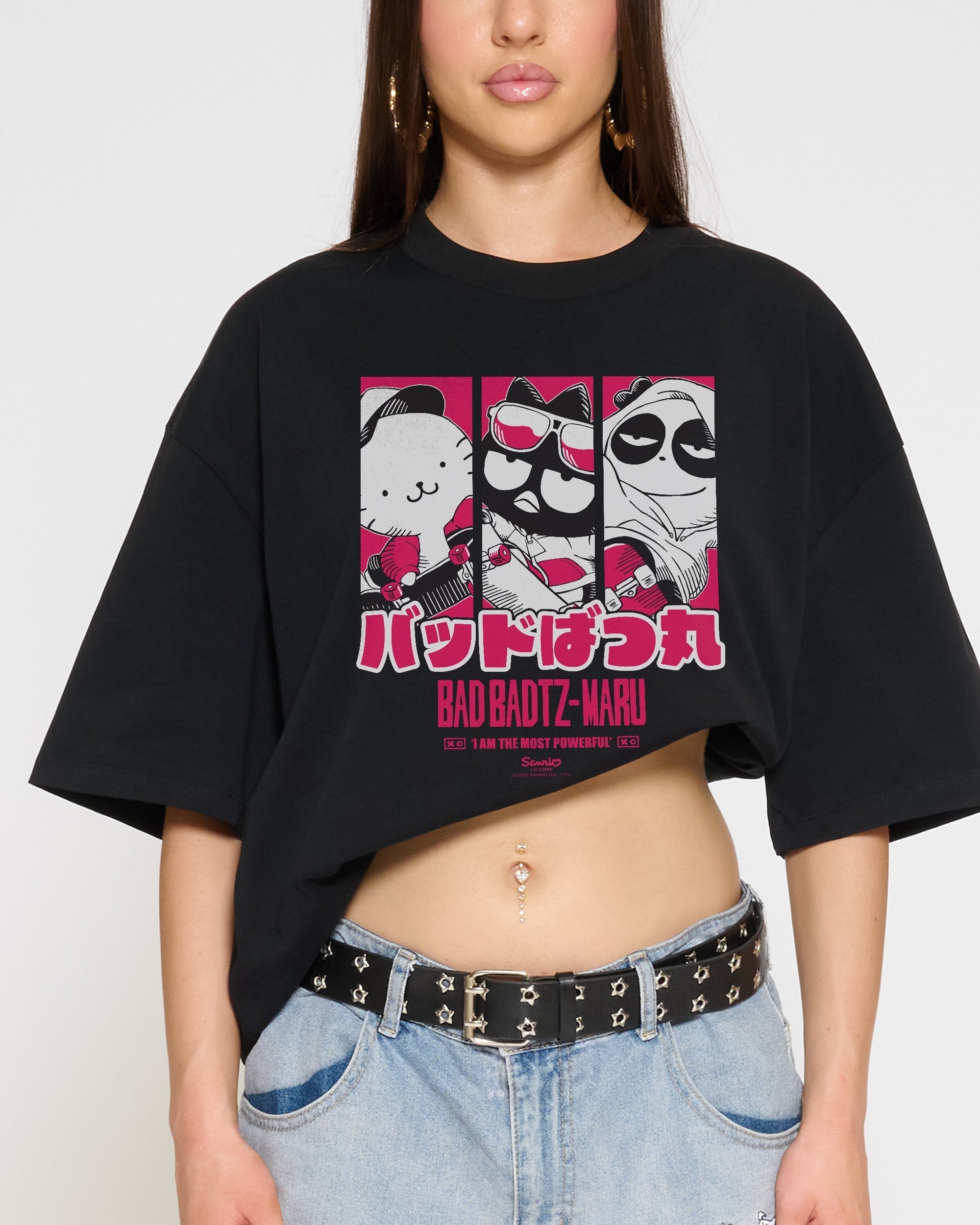 Bad Badtz-Maru Skate Oversized - Adult & Kids T-Shirts, Sweatshirts & Hoodies apparel design preview 1