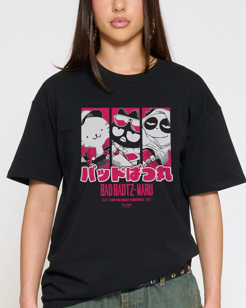 Bad Badtz-Maru Skate - Adult & Kids T-Shirts, Sweatshirts & Hoodies apparel design preview 1