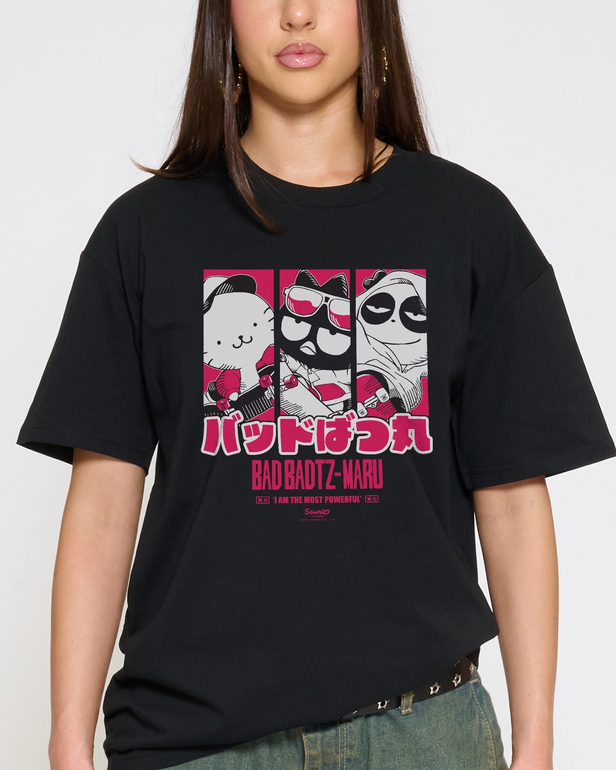 Bad Badtz-Maru Skate - Adult & Kids T-Shirts, Sweatshirts & Hoodies apparel design preview 1