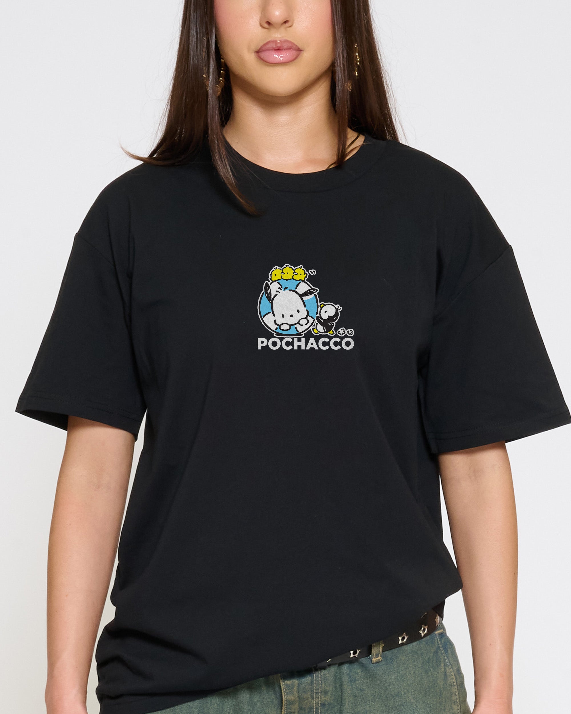 Pochacco Summer Stroll - Adult & Kids T-Shirts, Sweatshirts & Hoodies apparel design preview 1