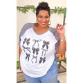 Black Coquette Bows - Adult & Kids T-Shirts, Sweatshirts & Hoodies apparel design preview 1