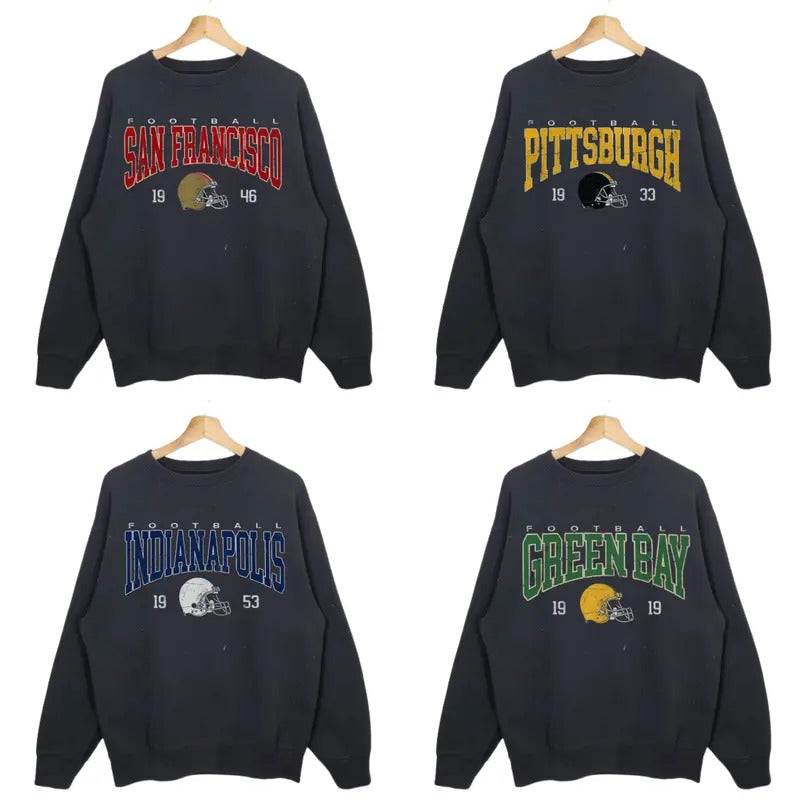 Black Classic Fit All Football Teams - Adult & Kids T-Shirts, Sweatshirts & Hoodies apparel design preview 1