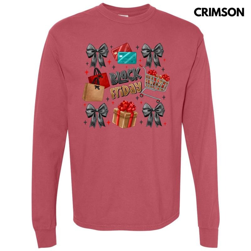 Black Friday Collage Comfort Colors 'NLB' - Adult & Kids T-Shirts, Sweatshirts & Hoodies apparel design preview 1