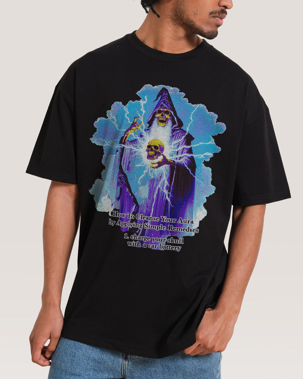 Aura Skull - Adult & Kids T-Shirts, Sweatshirts & Hoodies apparel design preview 1