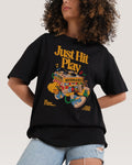 Just Hit Play - Adult & Kids T-Shirts, Sweatshirts & Hoodies apparel design preview 1
