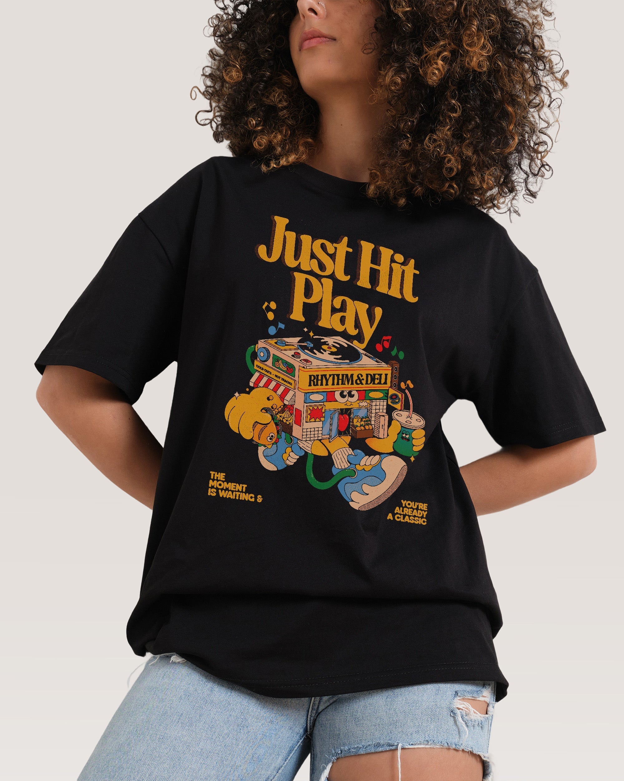 Just Hit Play - Adult & Kids T-Shirts, Sweatshirts & Hoodies apparel design preview 1