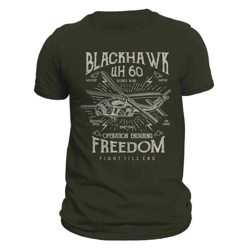 Black Hawk Air Force Military Support - Adult & Kids T-Shirts, Sweatshirts & Hoodies apparel design preview 1