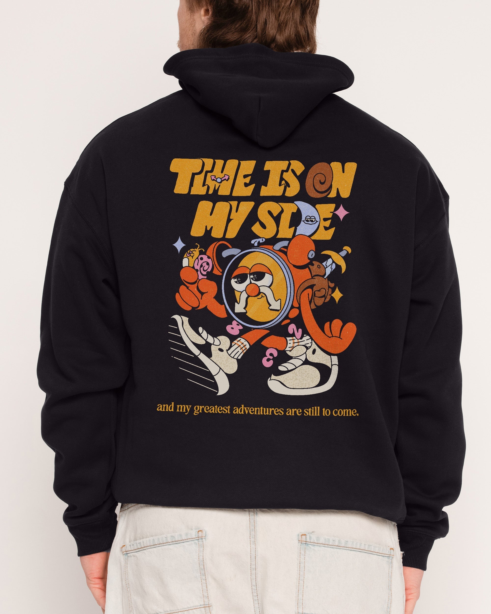 Time is on My Side Front and Back - Adult & Kids T-Shirts, Sweatshirts & Hoodies apparel design preview 1