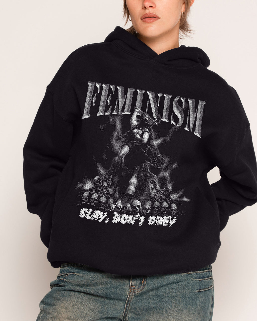 Feminist Raider - Adult & Kids T-Shirts, Sweatshirts & Hoodies apparel design preview 1