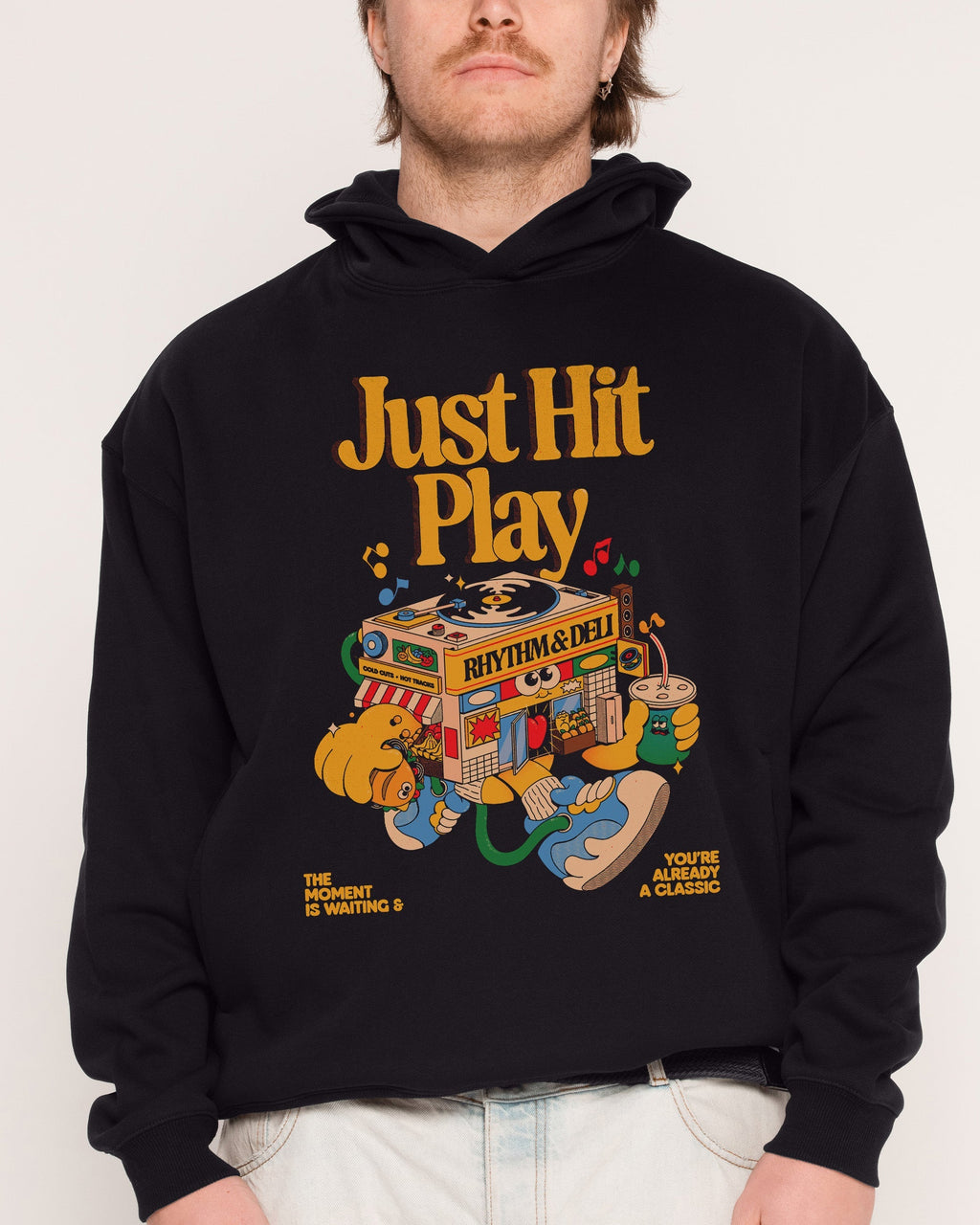 Just Hit Play - Adult & Kids T-Shirts, Sweatshirts & Hoodies apparel design preview 1