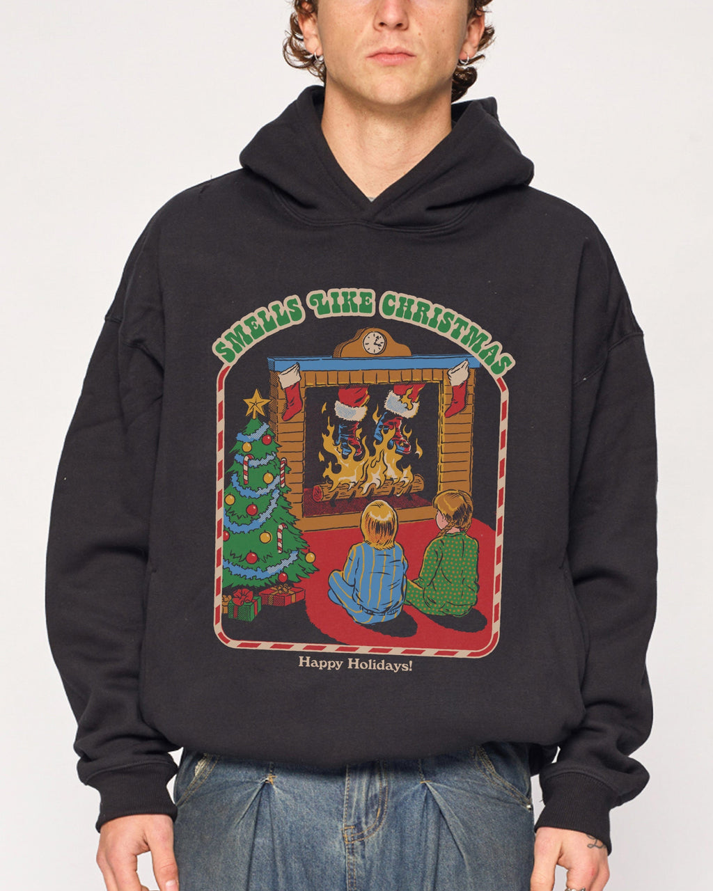 Smells Like Christmas - Adult & Kids T-Shirts, Sweatshirts & Hoodies apparel design preview 1