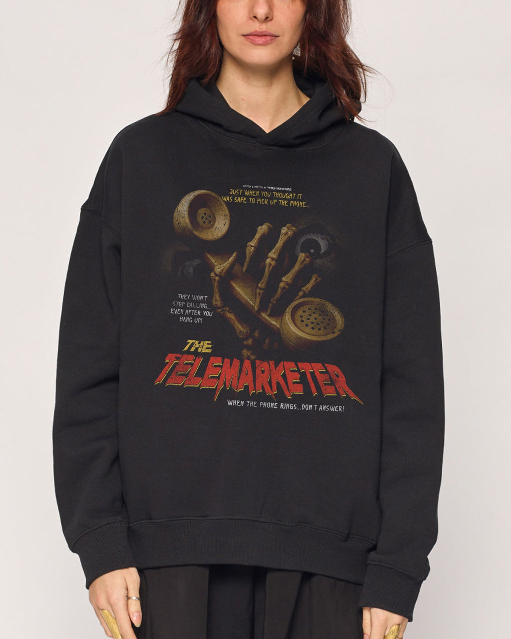 The Telemarketer - Adult & Kids T-Shirts, Sweatshirts & Hoodies apparel design preview 1