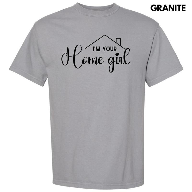 Black I'M Your Home Girl Comfort Colors 'NLB' - Adult & Kids T-Shirts, Sweatshirts & Hoodies apparel design preview 1