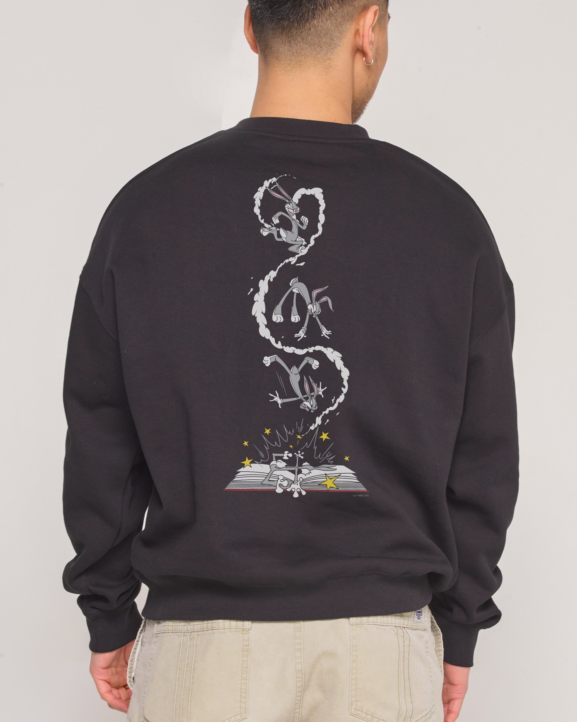 Bugs Bunny Book Crash - Adult & Kids T-Shirts, Sweatshirts & Hoodies apparel design preview 1