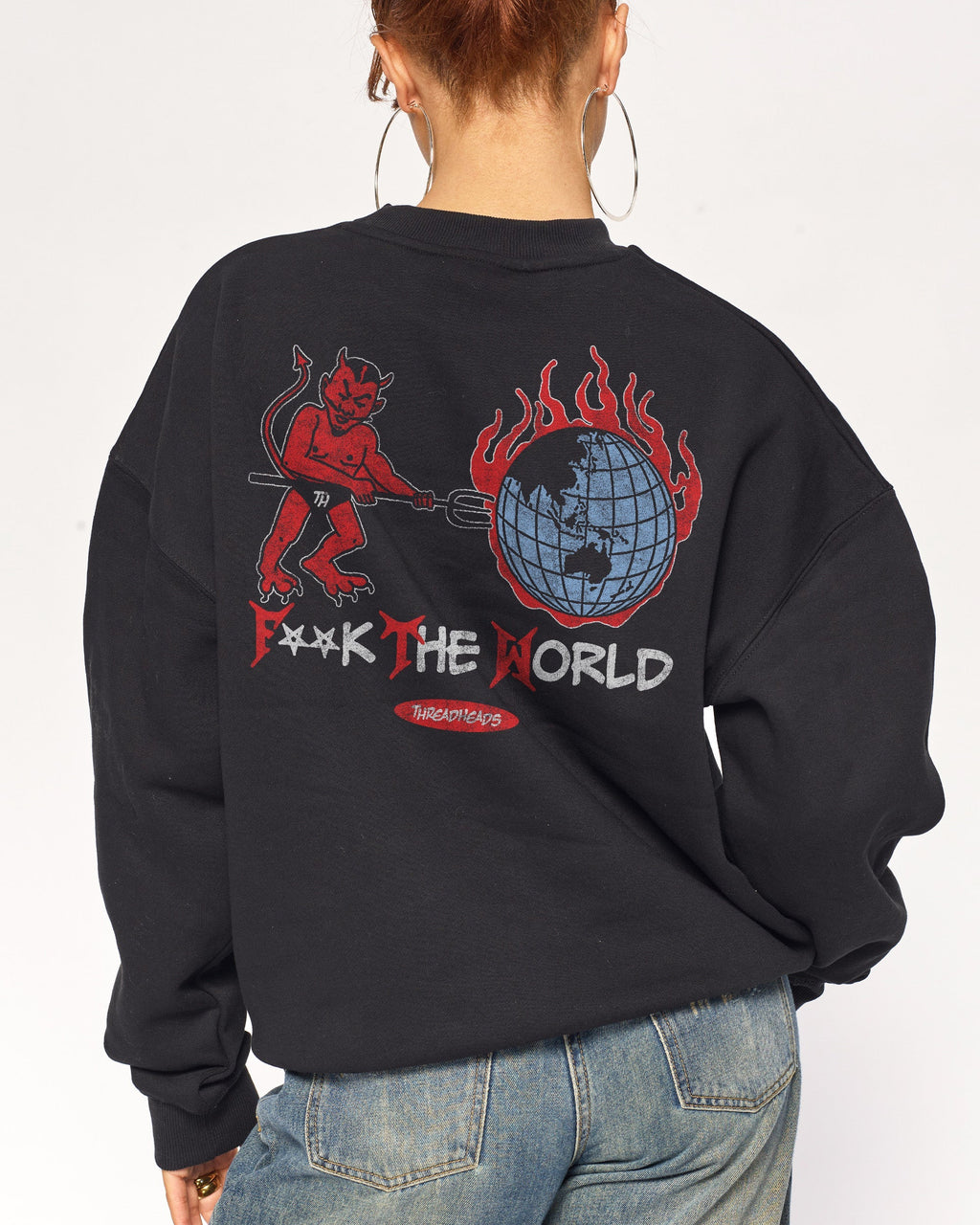 F**k The World - Adult & Kids T-Shirts, Sweatshirts & Hoodies apparel design preview 1
