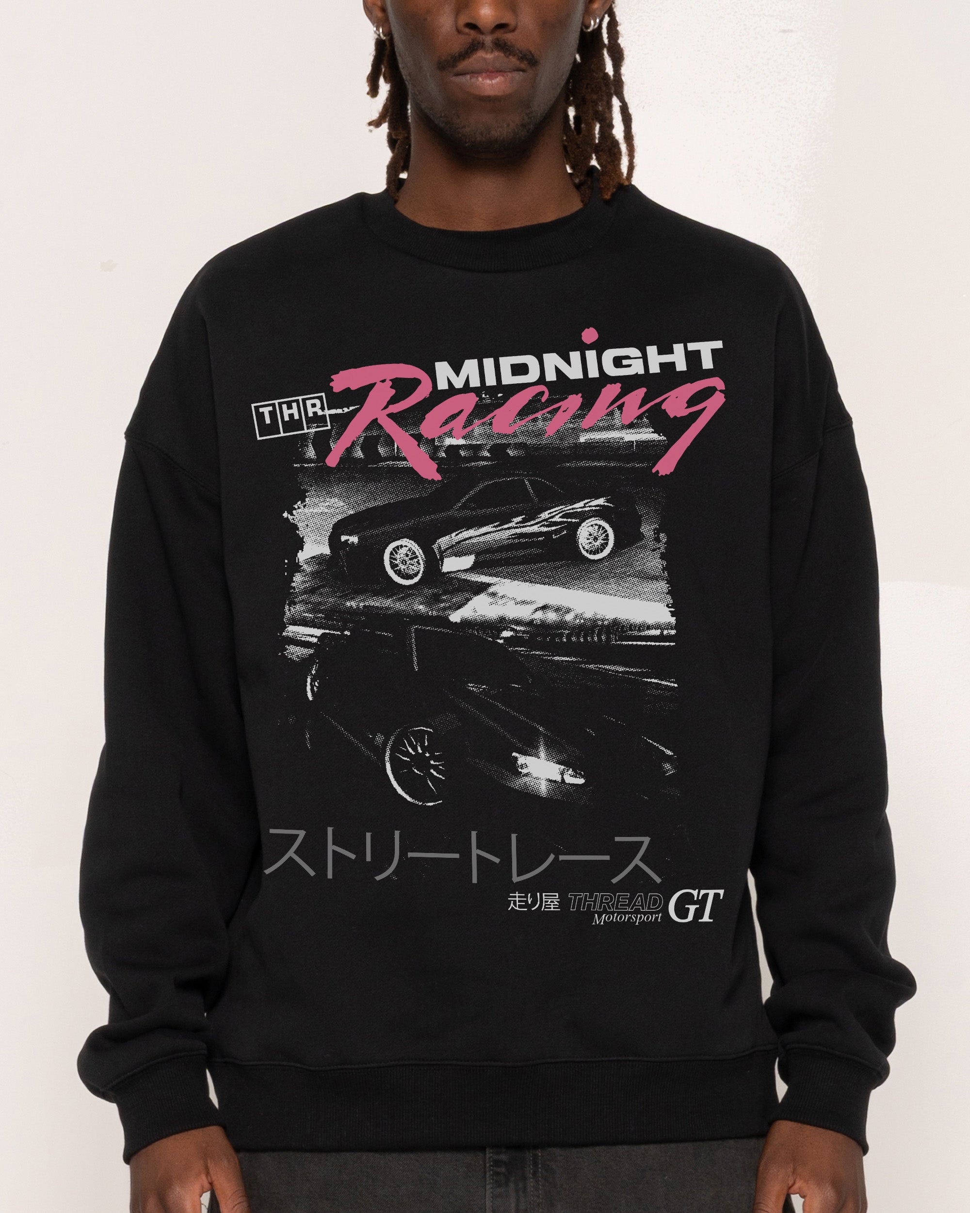 Midnight Drifting - Adult & Kids T-Shirts, Sweatshirts & Hoodies apparel design preview 1