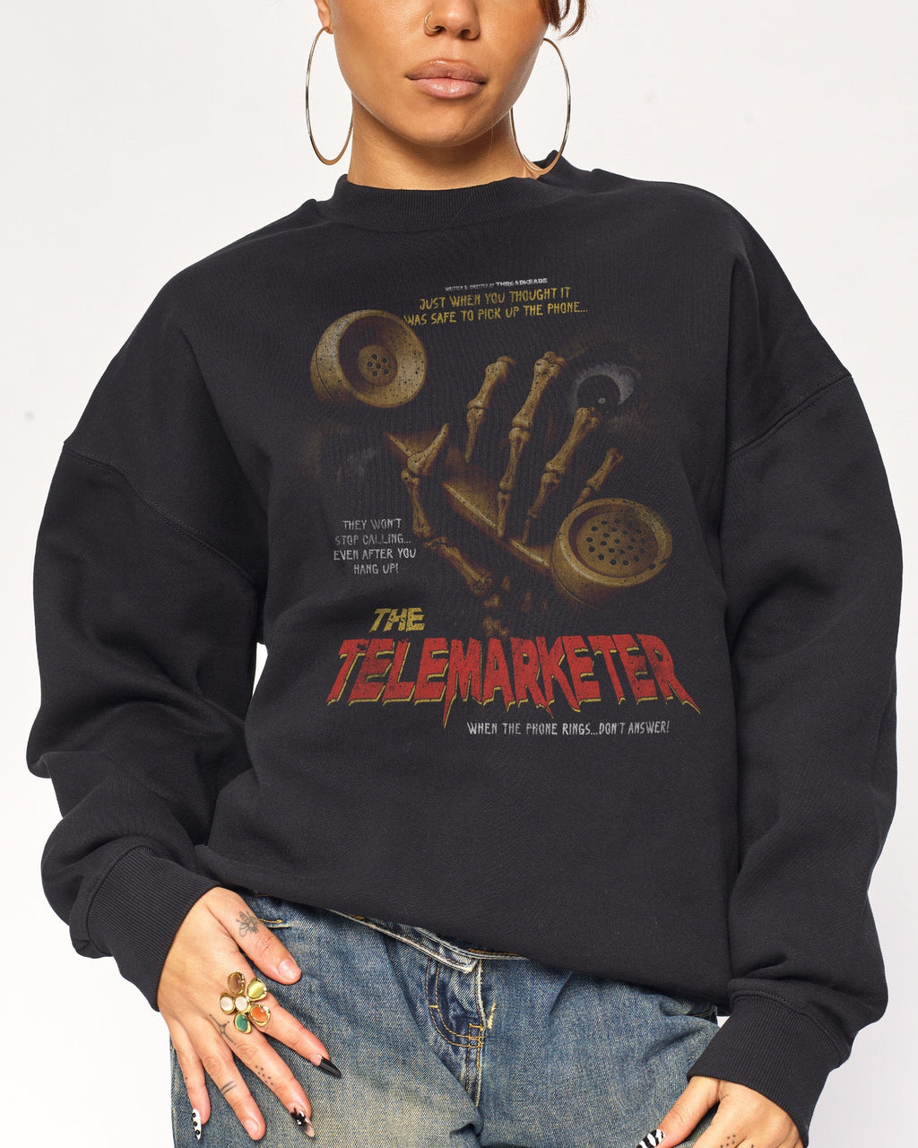 The Telemarketer - Adult & Kids T-Shirts, Sweatshirts & Hoodies apparel design preview 1
