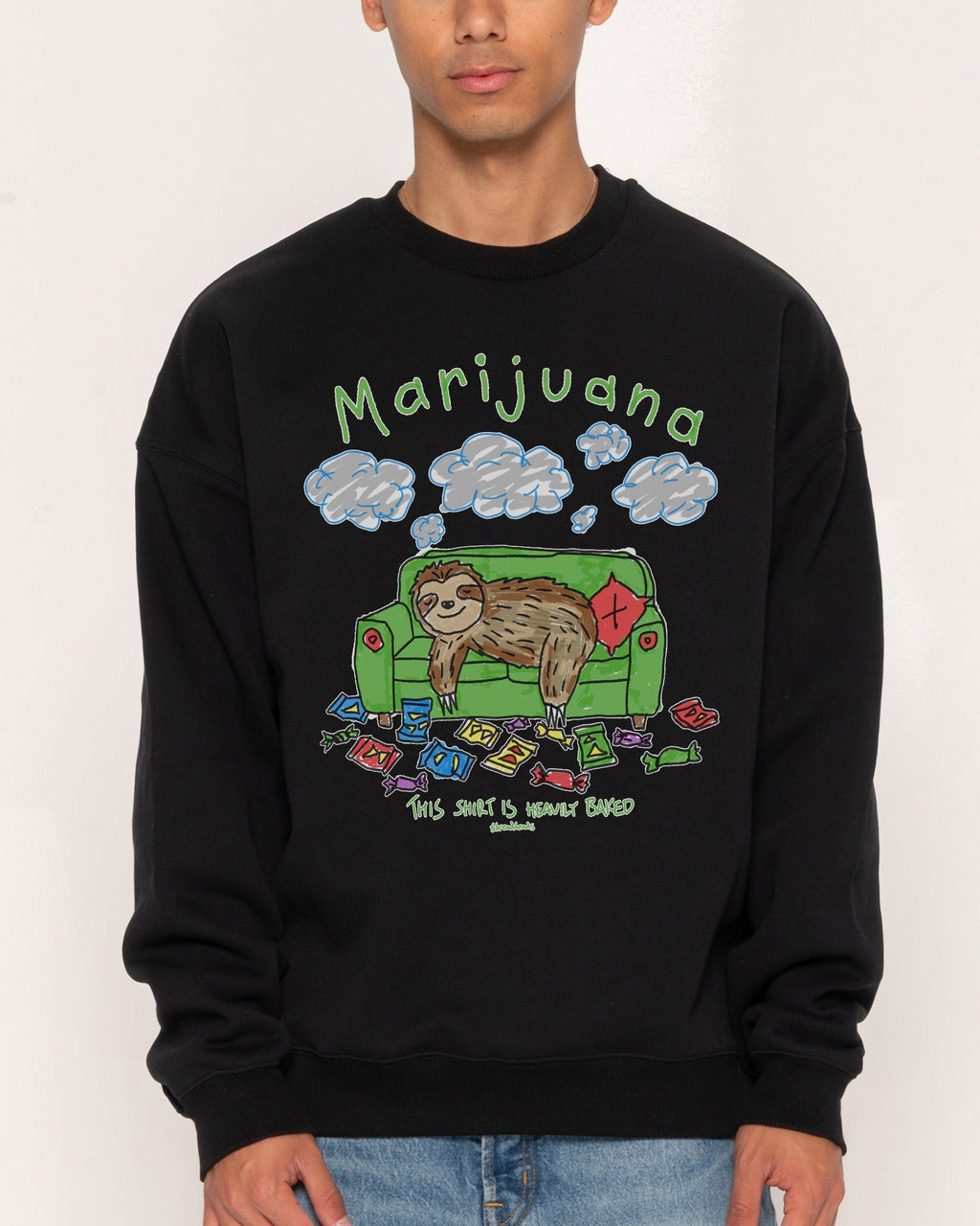 Half Baked - Adult & Kids T-Shirts, Sweatshirts & Hoodies apparel design preview 1