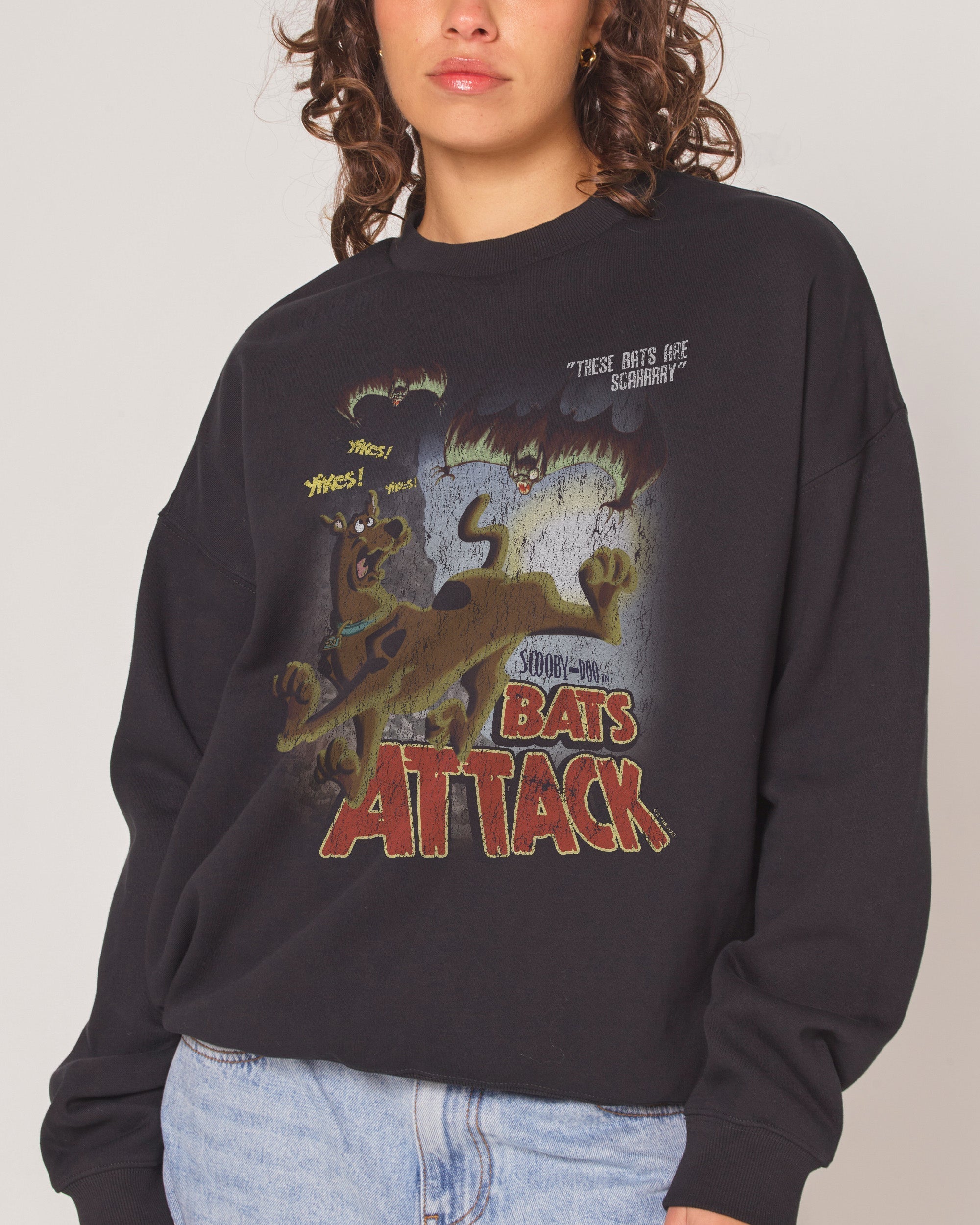 Scooby-Doo Bats Attack - Adult & Kids T-Shirts, Sweatshirts & Hoodies apparel design preview 1