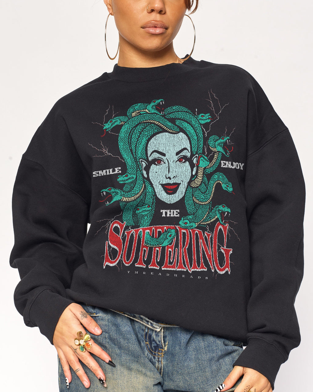 Smile Suffering - Adult & Kids T-Shirts, Sweatshirts & Hoodies apparel design preview 1