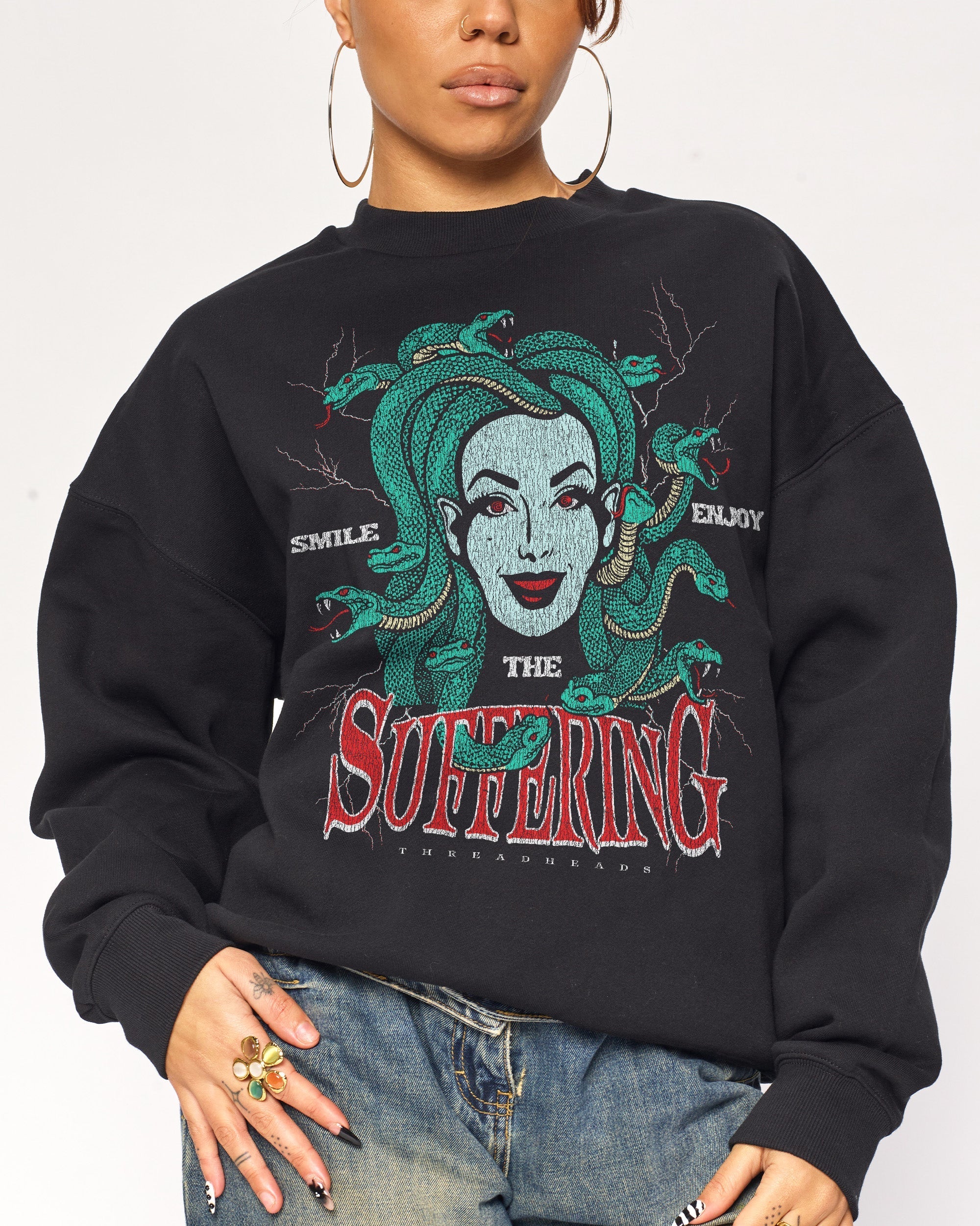 Smile Suffering - Adult & Kids T-Shirts, Sweatshirts & Hoodies apparel design preview 1