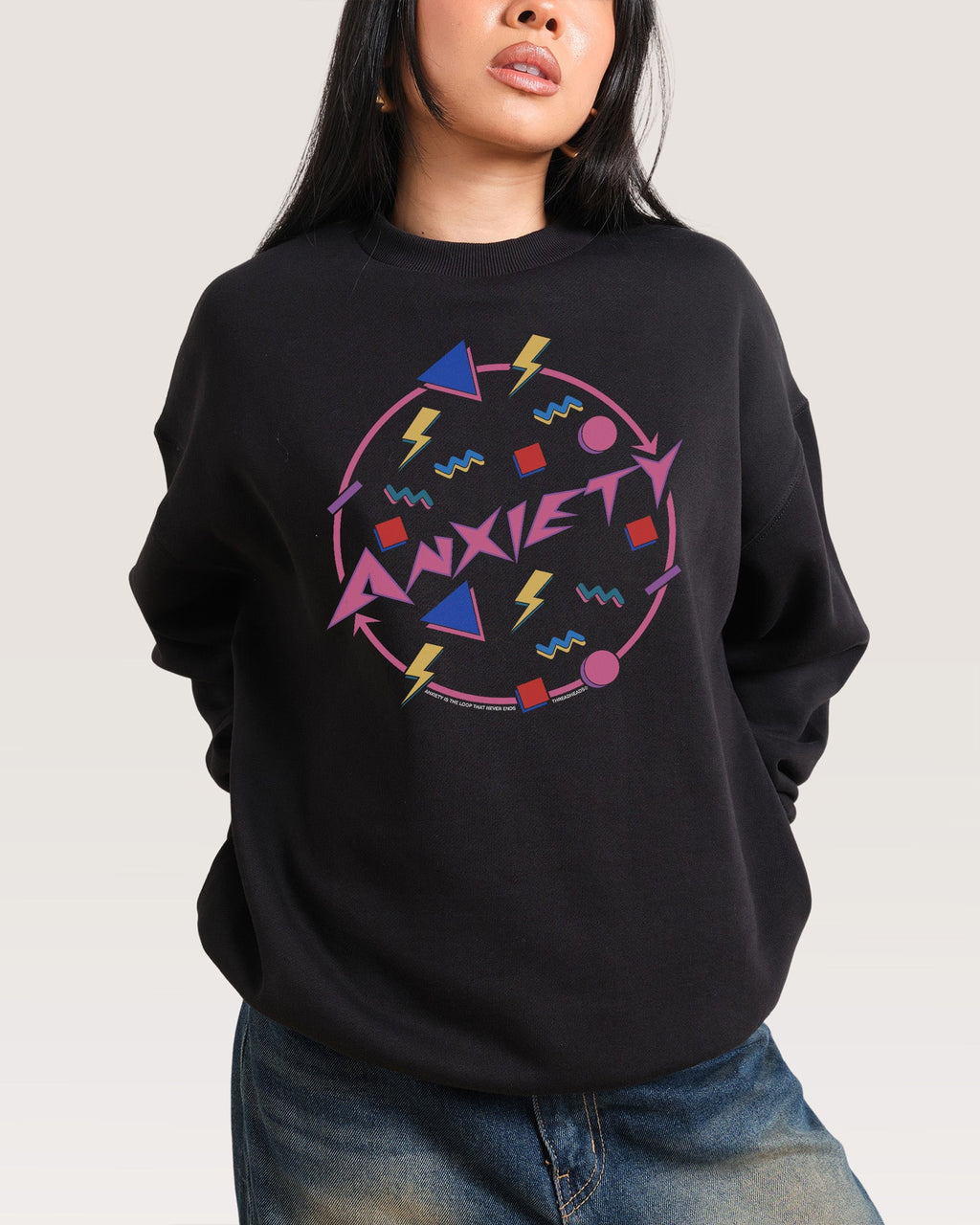 Anxiety - Adult & Kids T-Shirts, Sweatshirts & Hoodies apparel design preview 1