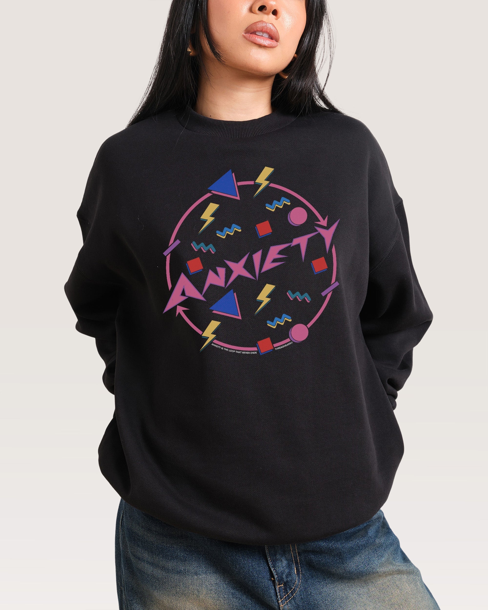Anxiety - Adult & Kids T-Shirts, Sweatshirts & Hoodies apparel design preview 1