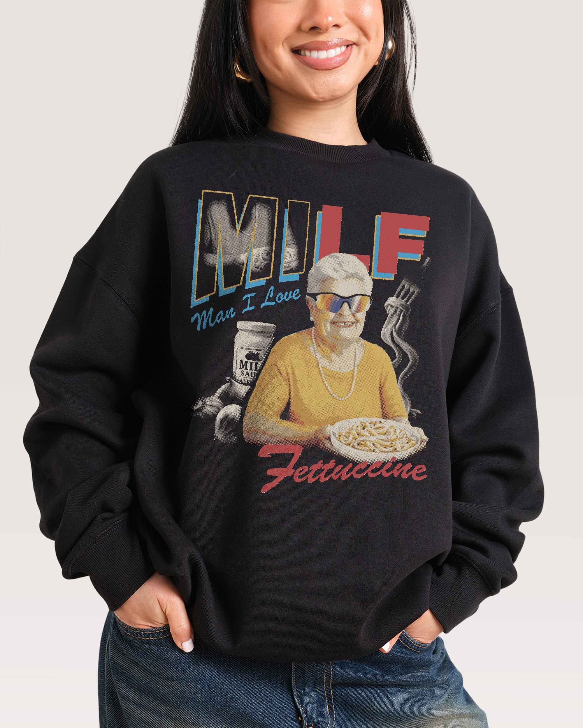 Man I Love Fettuccine - Adult & Kids T-Shirts, Sweatshirts & Hoodies apparel design preview 1