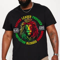 Black King Dad Lion Juneteenth 1865 Pride Father Him - Adult & Kids T-Shirts, Sweatshirts & Hoodies apparel design preview 1