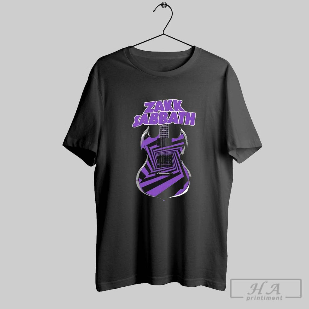 Black Label Society Zakk Sabbath Barbarian Guitar - Adult & Kids T-Shirts, Sweatshirts & Hoodies apparel design preview 1