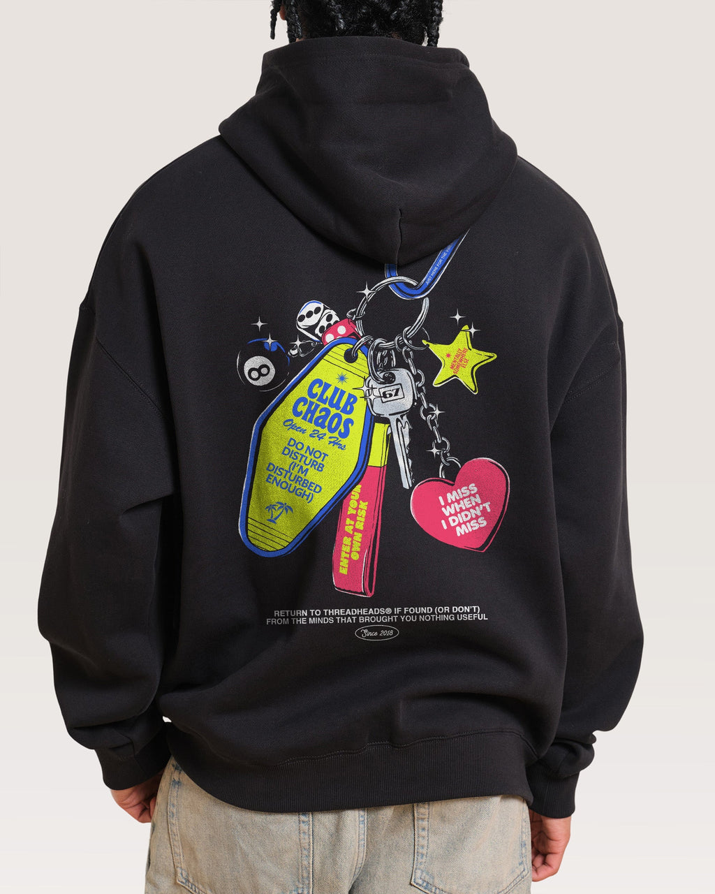 Club Chaos Key Chain - Adult & Kids T-Shirts, Sweatshirts & Hoodies apparel design preview 1