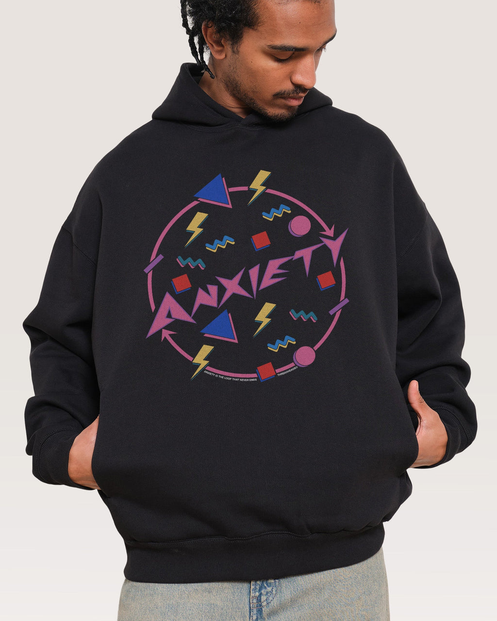 Anxiety - Adult & Kids T-Shirts, Sweatshirts & Hoodies apparel design preview 1