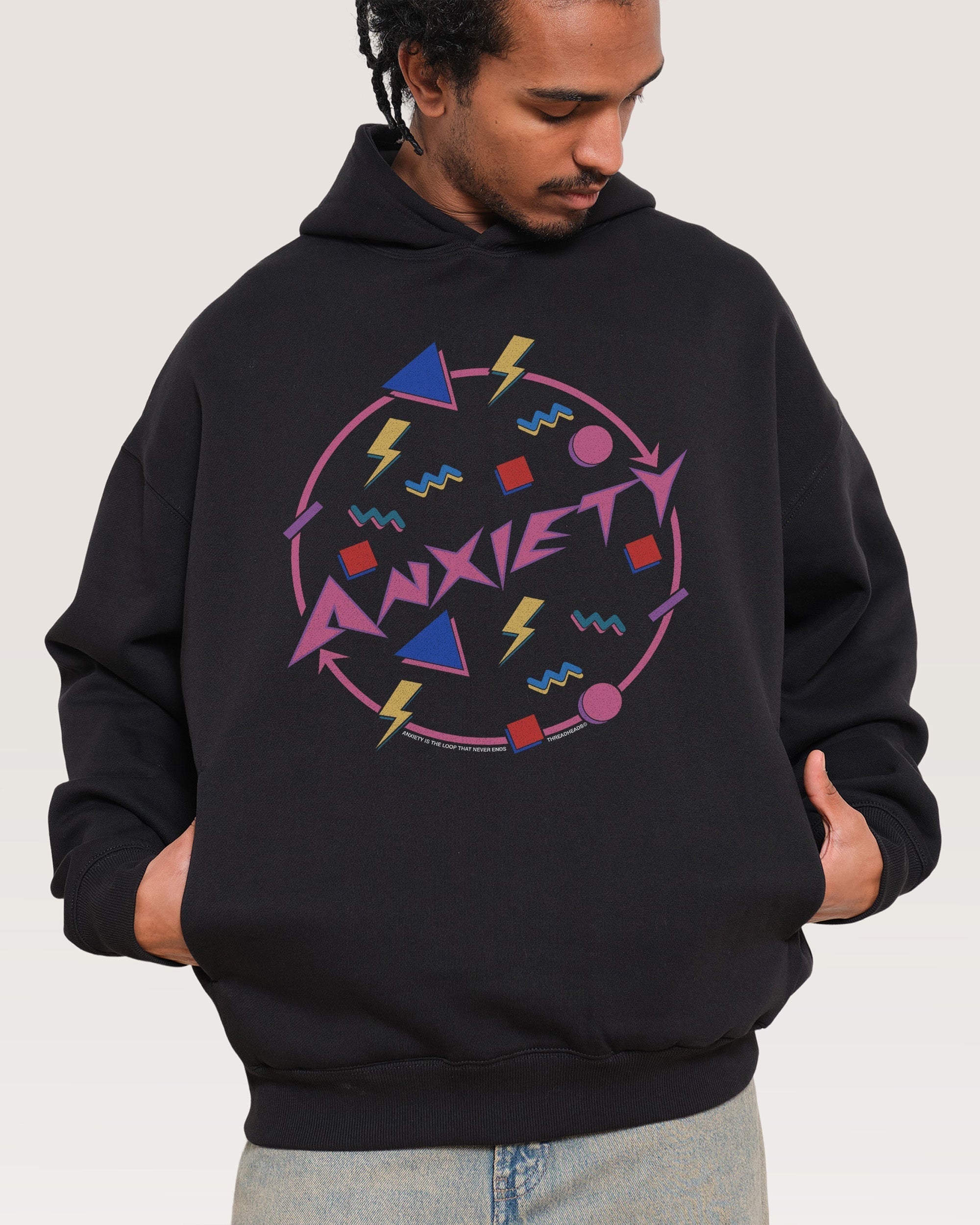 Anxiety - Adult & Kids T-Shirts, Sweatshirts & Hoodies apparel design preview 1