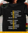 Black Mother Natural Girl Magic Mom Mama 100% Cotton - Adult & Kids T-Shirts, Sweatshirts & Hoodies apparel design preview 1