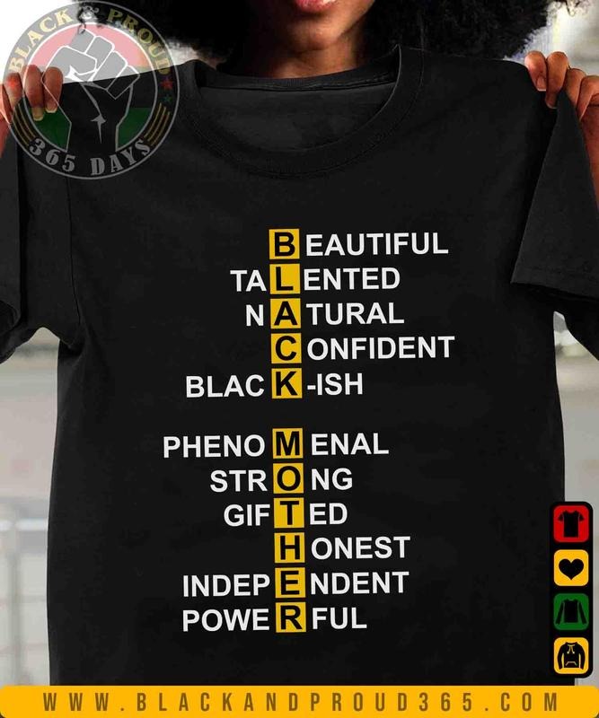 Black Mother Natural Girl Magic Mom Mama 100% Cotton - Adult & Kids T-Shirts, Sweatshirts & Hoodies apparel design preview 1
