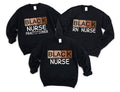 Black Nurse Crew Personalized History Month Nursing - Adult & Kids T-Shirts, Sweatshirts & Hoodies apparel design preview 1