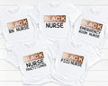 Black Nurse Crew Personalized History Month Nursing - Adult & Kids T-Shirts, Sweatshirts & Hoodies apparel design preview 1
