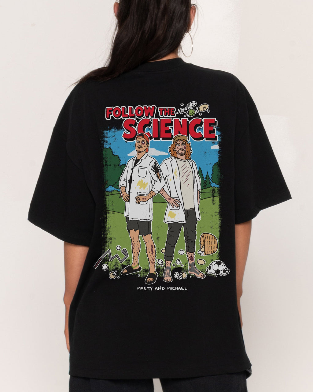 FTS (Follow the Science) Oversized - Adult & Kids T-Shirts, Sweatshirts & Hoodies apparel design preview 1
