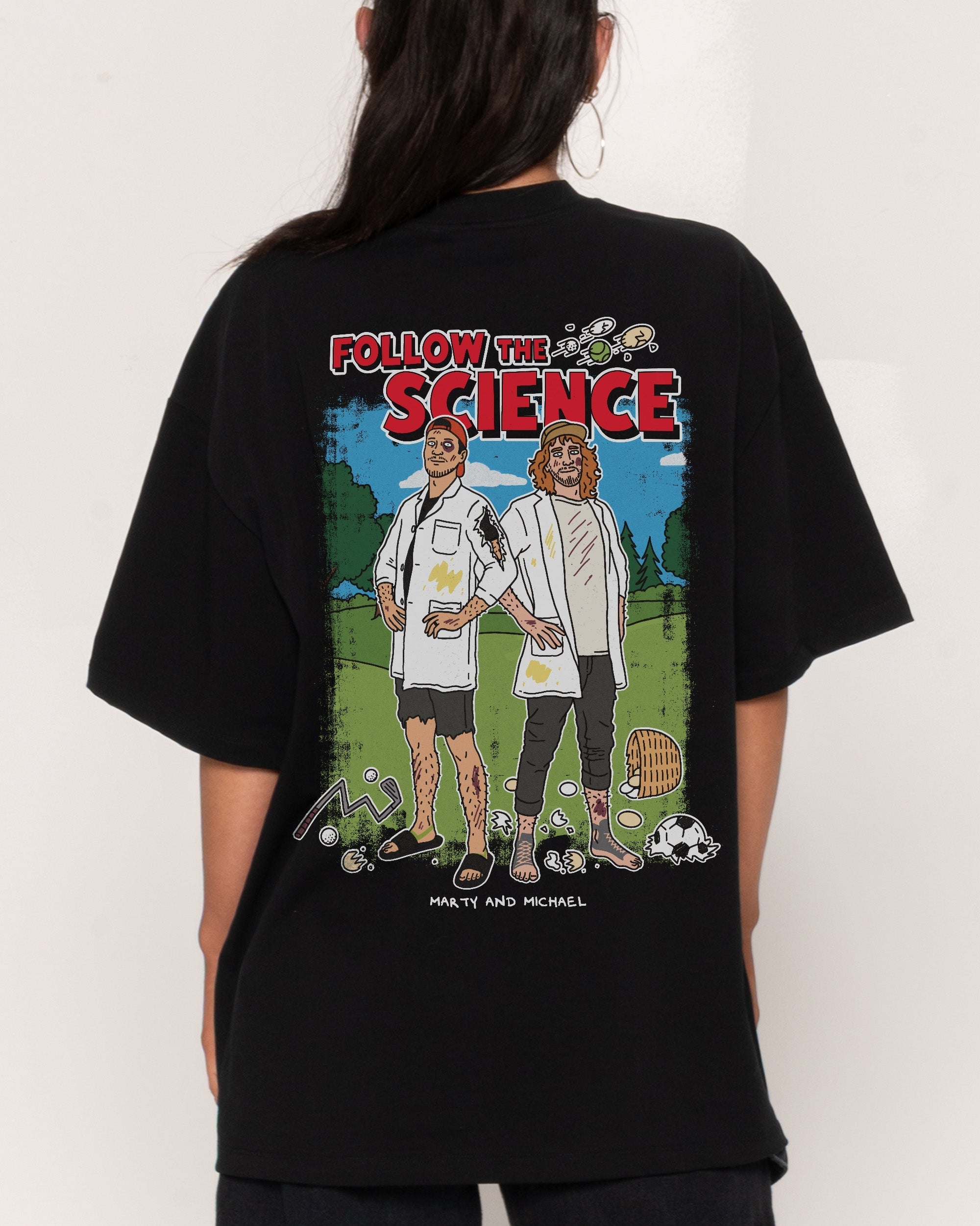 FTS (Follow the Science) Oversized - Adult & Kids T-Shirts, Sweatshirts & Hoodies apparel design preview 1