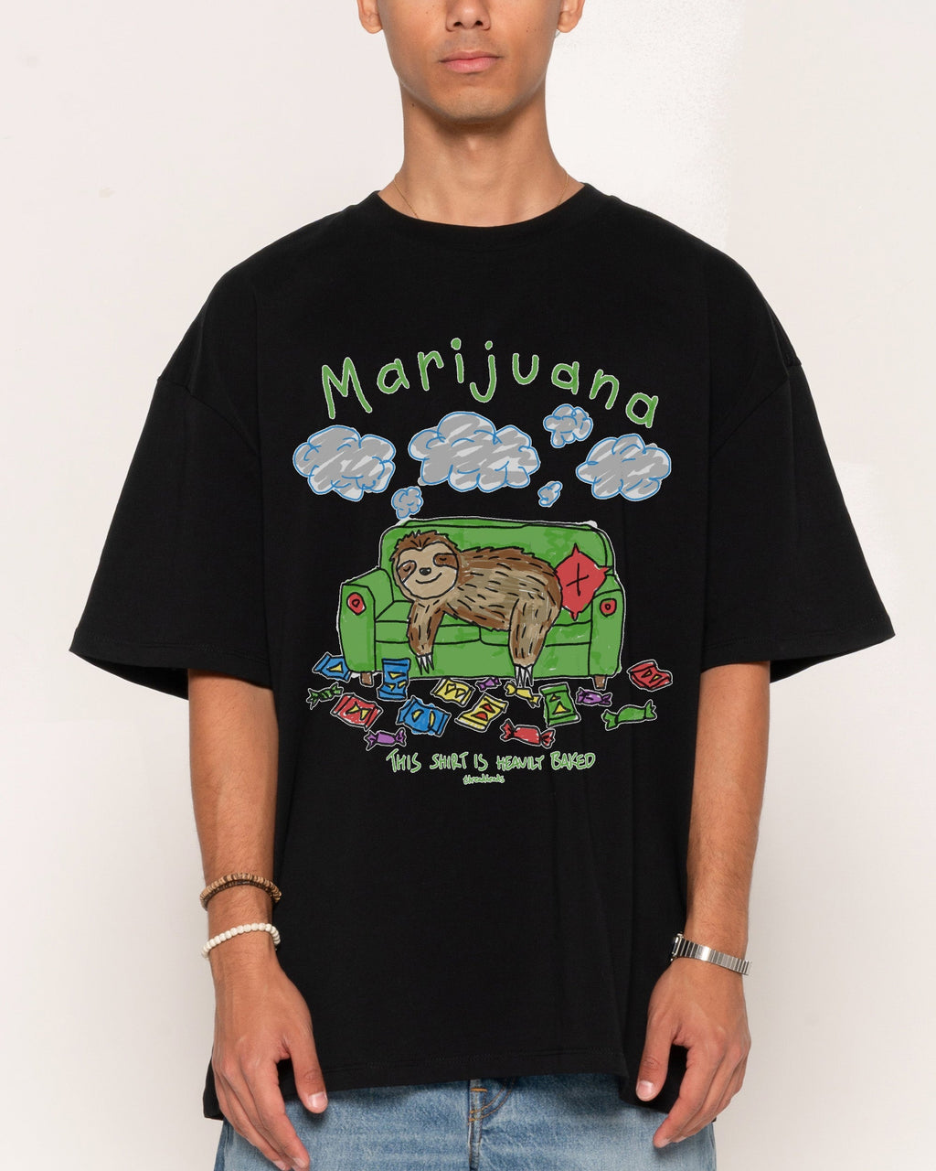 Half Baked Oversized - Adult & Kids T-Shirts, Sweatshirts & Hoodies apparel design preview 1