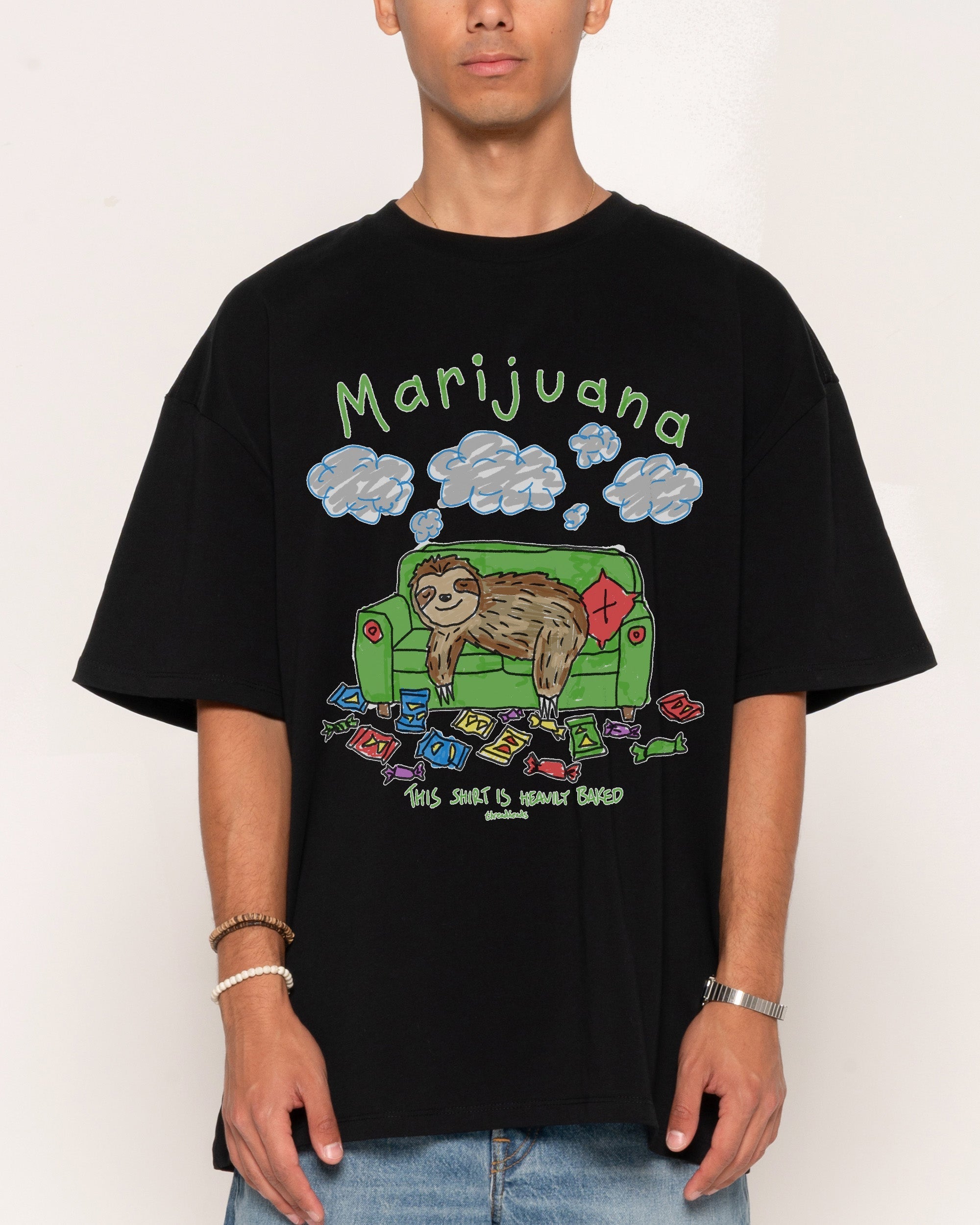 Half Baked Oversized - Adult & Kids T-Shirts, Sweatshirts & Hoodies apparel design preview 1