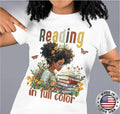 Black Power Reading Full Color Readers African - Adult & Kids T-Shirts, Sweatshirts & Hoodies apparel design preview 1