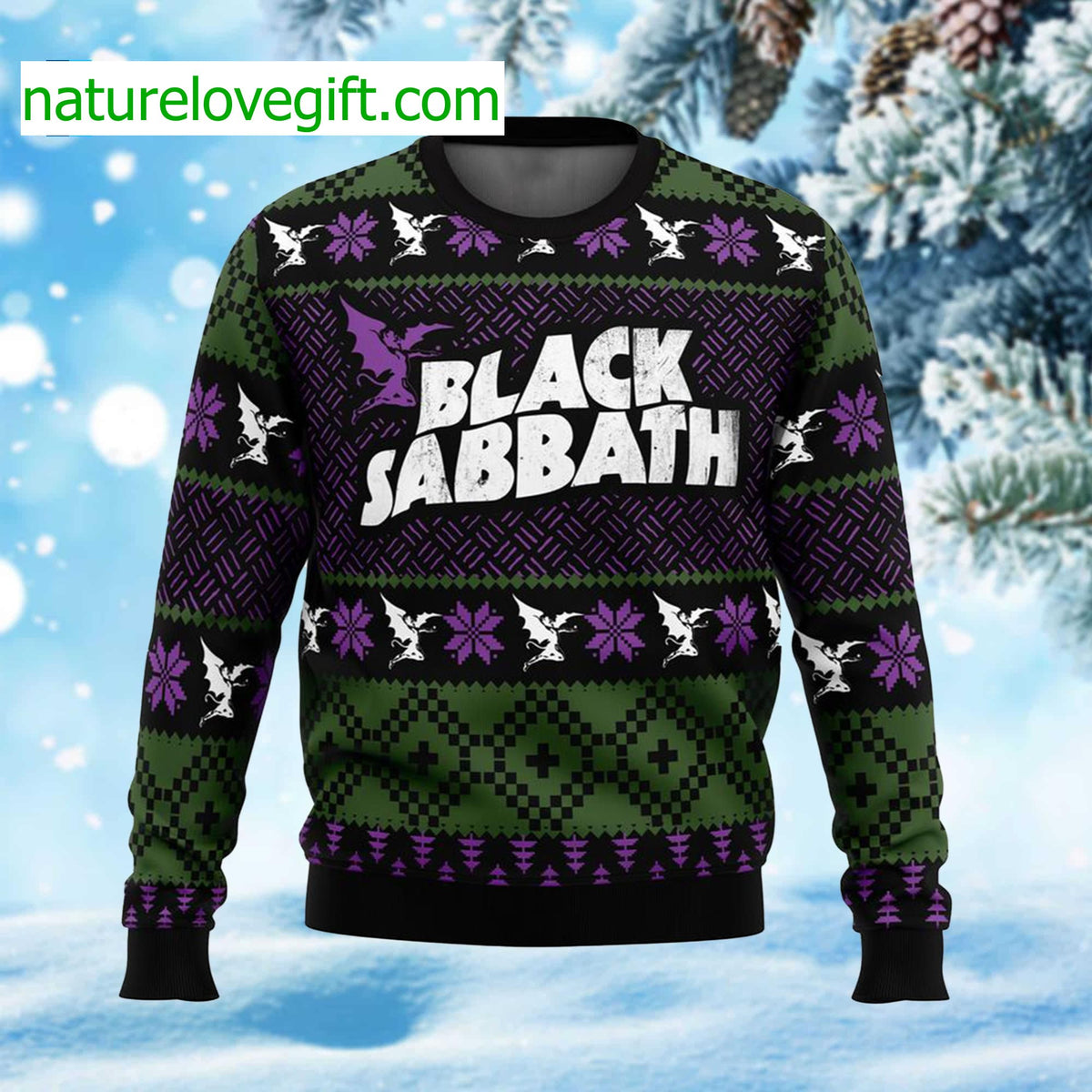 Black Sabbath Ugly Christmas Sweater - Holiday Gift product image