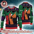 Black Sabbath Vol 4 Album Cover Holiday Style With Santa Hat Signature Symbols Heavy Metal Ugly Christmas Sweater - Holiday Gift product image