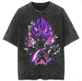 Black Super Saiyan Vintage Anime Fan Menswear Top - Adult & Kids T-Shirts, Sweatshirts & Hoodies apparel design preview 1